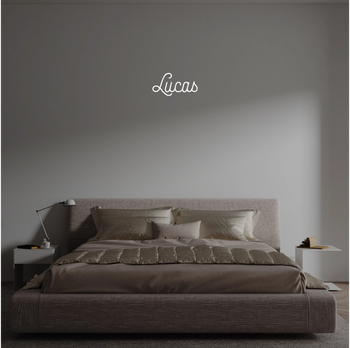 Custom text: Lucas
