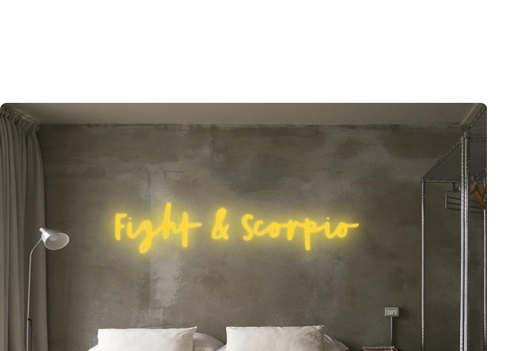 Custom order: Fight & Scorpio