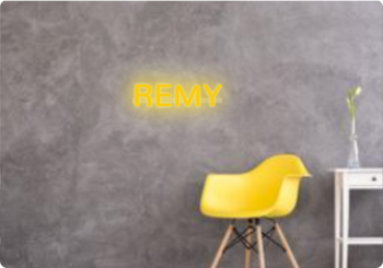 Custom text: REMY