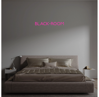 Custom text: BLACK-ROOM