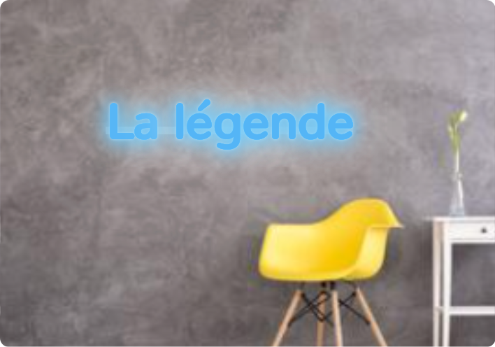 Custom text: La légende