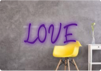 Custom text: LOVE