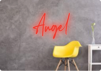 Custom text: Angel