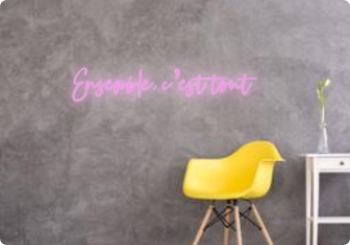 Custom text: Ensemble, c’est tout