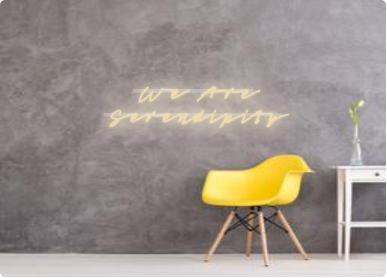 Custom order: We  Are
Serendipity