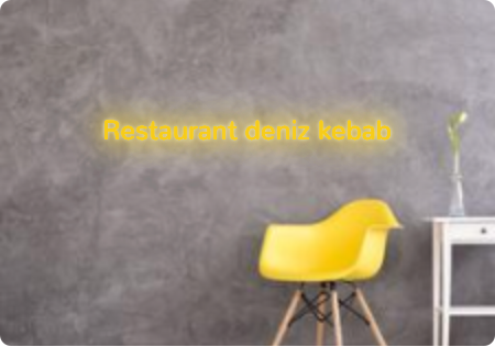Custom text: Restaurant deniz kebab