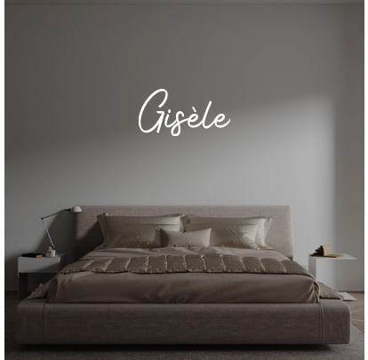 Custom text: Gisèle