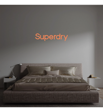 Custom text: Superdry