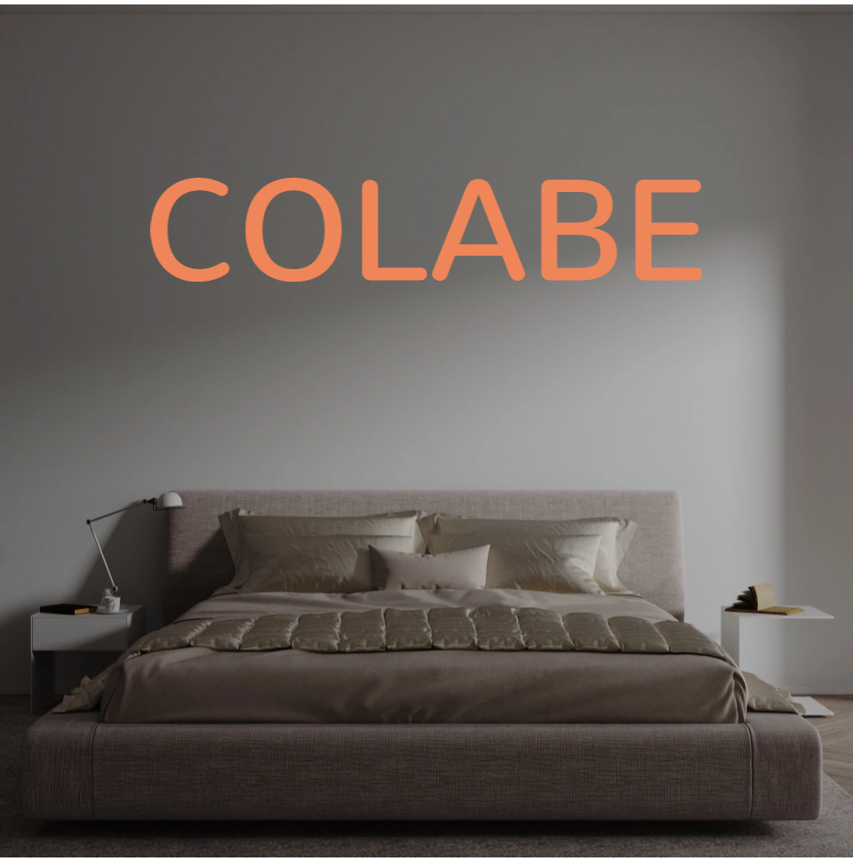 Custom text: COLABE