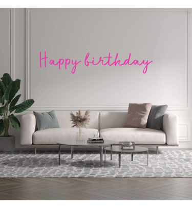 Custom text: Happy birthday