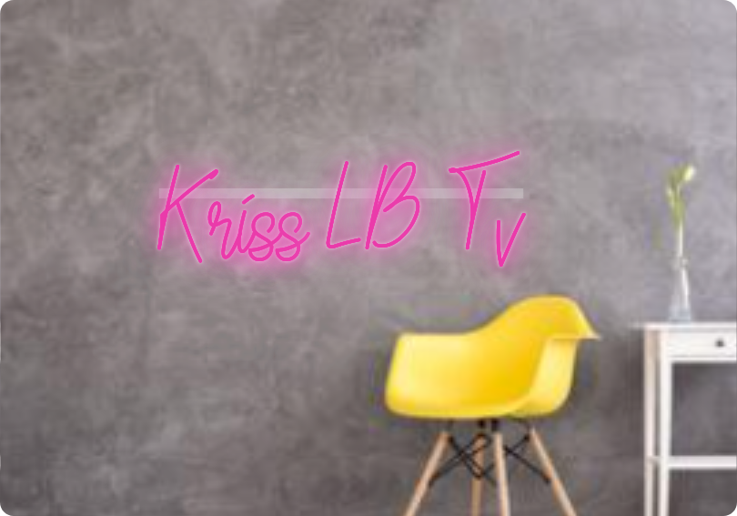 Custom text: Kriss LB Tv