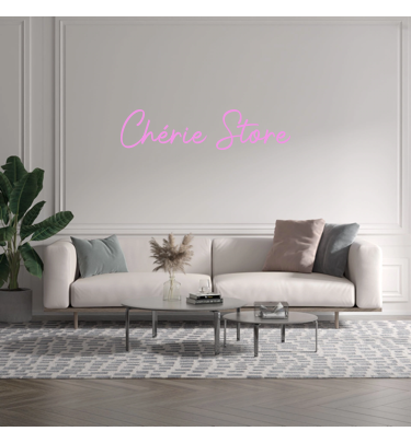 Custom text: Chérie Store