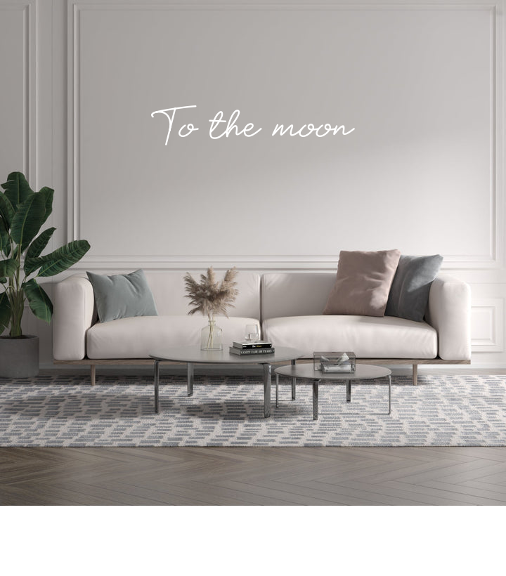 Custom text: To the moon