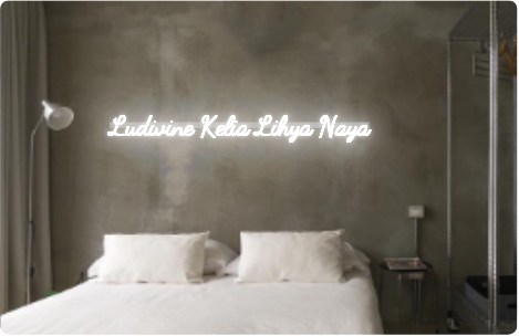 Custom text: Ludivine Kelia Lihya Naya