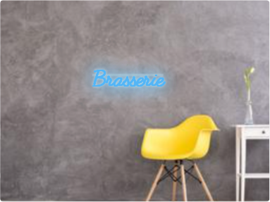 Custom text: Brasserie