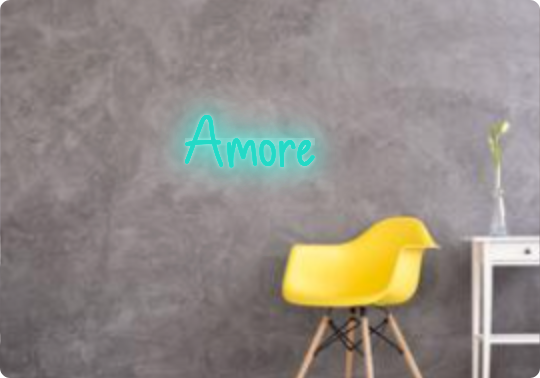 Custom text: Amore