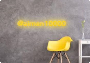 Custom text: @aimen10000