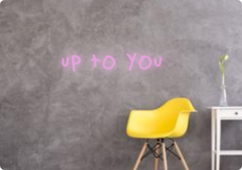Custom text: up to you