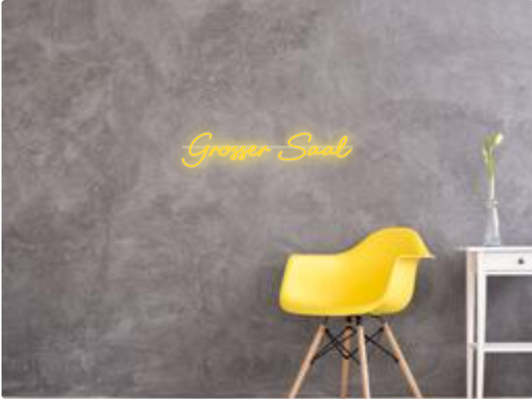 Custom text: Grosser Saal