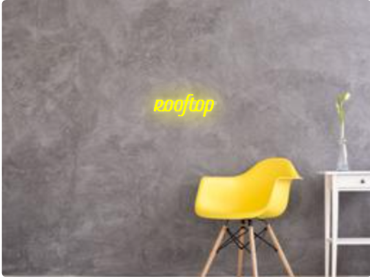 Custom text: rooftop