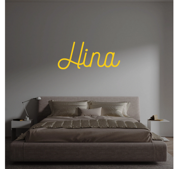 Custom text: Hina
