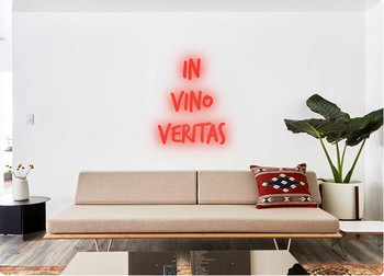 Custom order: IN
VINO 
VERITAS