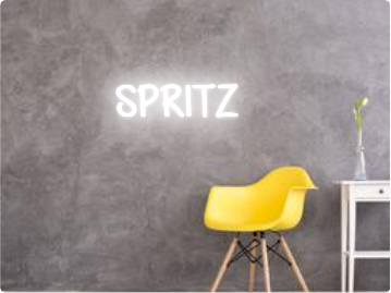 Custom text: SPRITZ