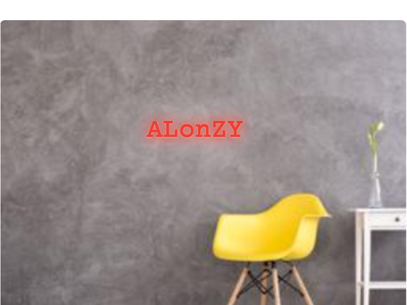 Custom text: ALonZY