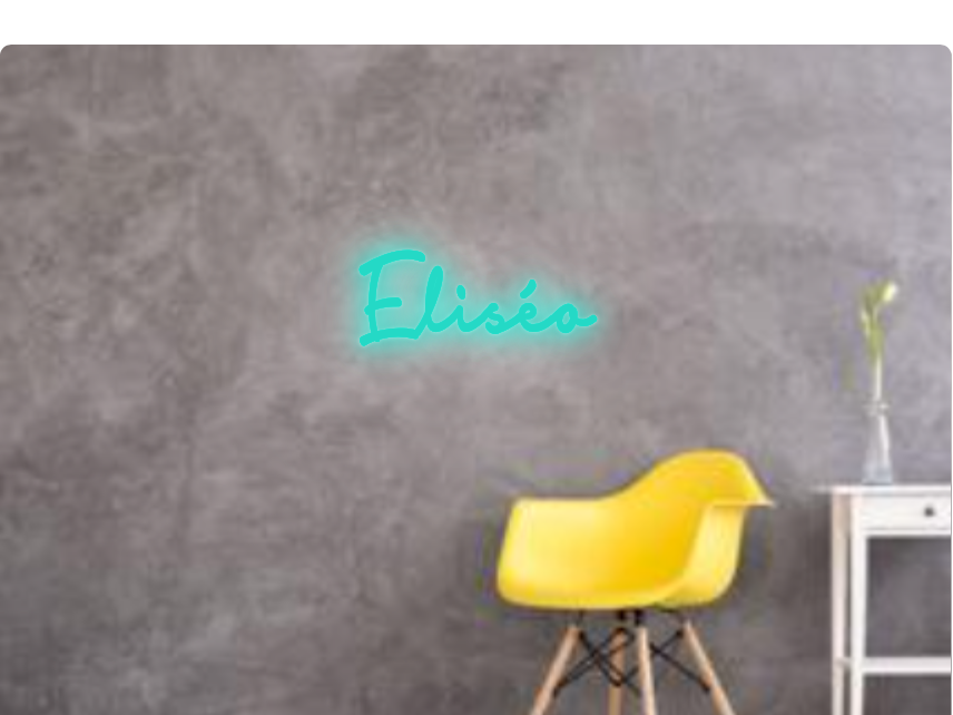 Custom text: Eliséo