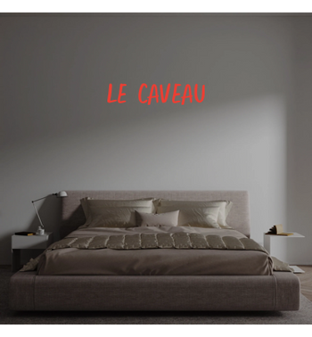 Custom text: LE CAVEAU