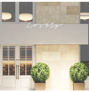 Custom text: Lovely