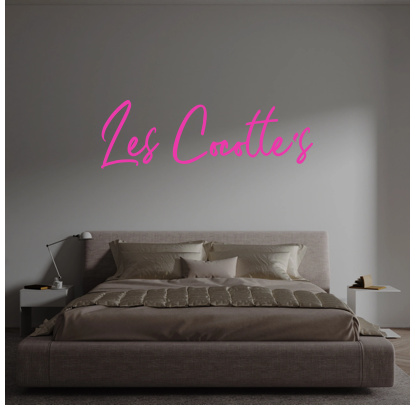 Custom text: Les Cocotte