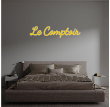 Custom text: Le Comptoir