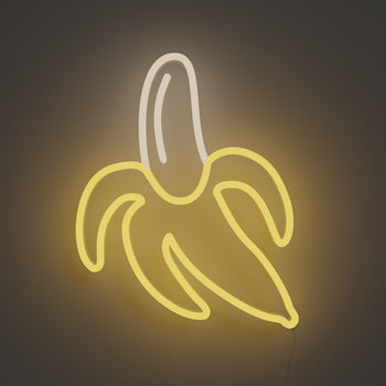Banana Peeled - Signe en néon LED