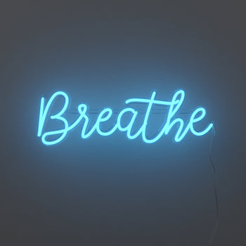 Breathe, signe en néon LED