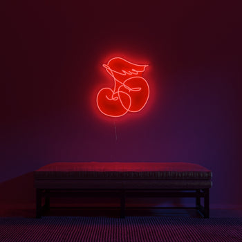 Crazy Cherry by Girl Knew York - Signe en néon LED