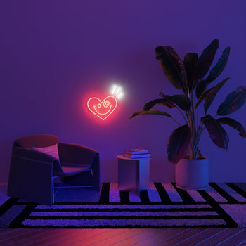 Heart by Smiley World x André Saraiva - Signe en néon LED