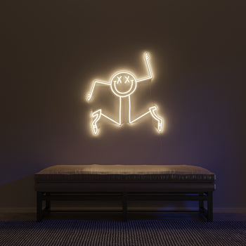 Dancing Lady by Smiley World x André Saraiva - Signe en néon LED