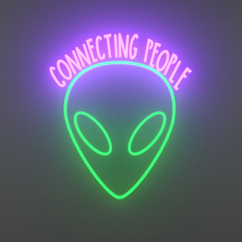 Connecting People by Kelly Dabbah - signe en néon LED