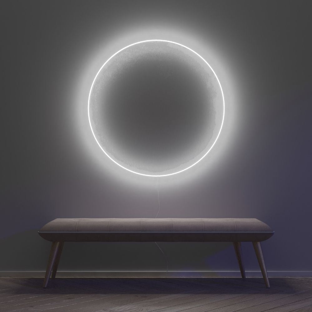 Circle 03 by Crosby Studios, signe en néon LED