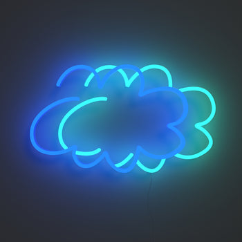 Cloud Twins - Signe en néon LED