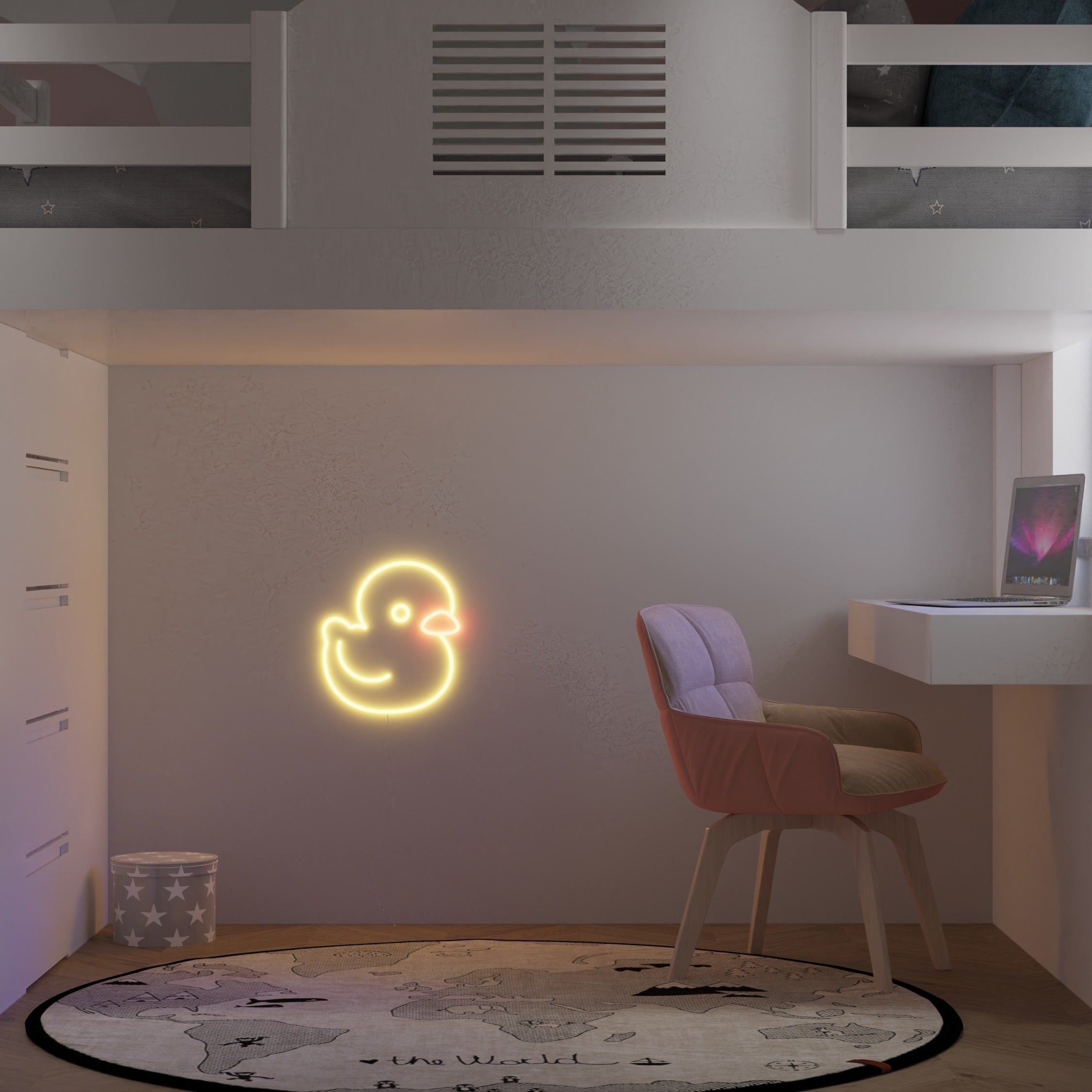 Rubber Ducky - Signe en néon LED