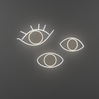 Eye See You by Bobby Berk, signe en néon LED