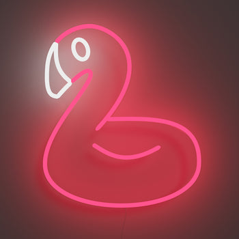 Flamingo Balloon - Signe en néon LED