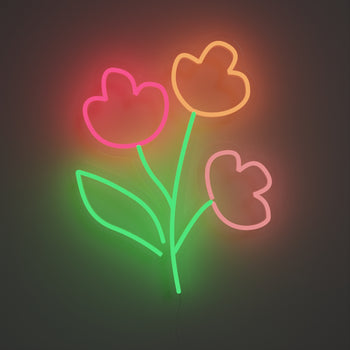 Bouquet, signe en néon LED