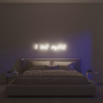 I love myself, signe en néon LED