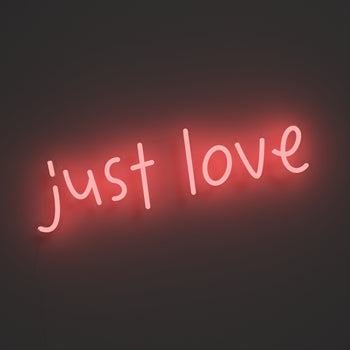 Just Love - Signe en néon LED