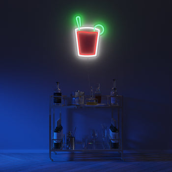 Bloody Mary - signe en néon LED
