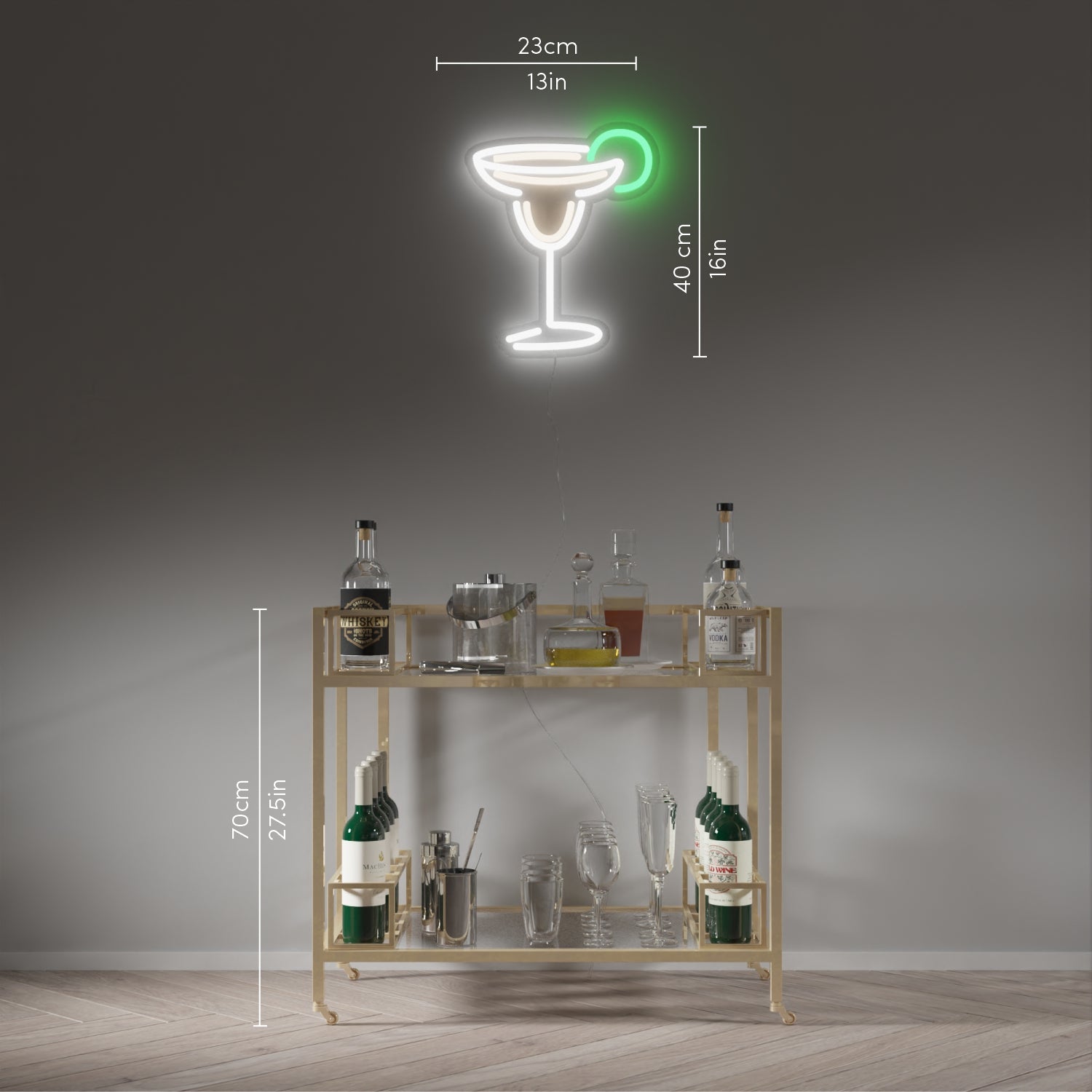 Margarita - signe en néon LED