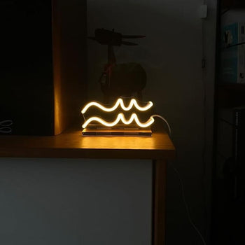 Verseau, signe en néon LED